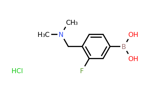 CAS 1485417-92-2 | {4-[(dimethylamino)methyl]-3-fluorophenyl}boronic acid hydrochloride