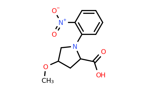 CAS 1485646-70-5 | 4-methoxy-1-(2-nitrophenyl)pyrrolidine-2-carboxylic acid