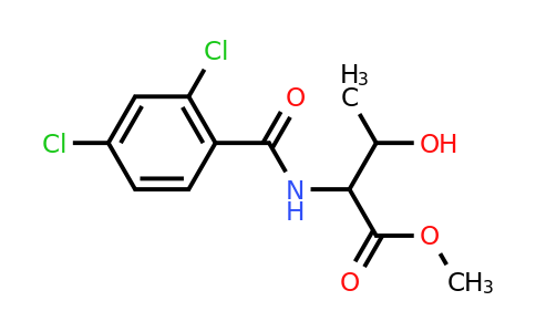 CAS 1485648-39-2 | methyl 2-[(2,4-dichlorophenyl)formamido]-3-hydroxybutanoate