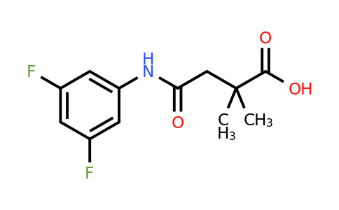 CAS 1485705-79-0 | 3-[(3,5-difluorophenyl)carbamoyl]-2,2-dimethylpropanoic acid