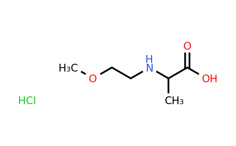 CAS 1485711-12-3 | 2-[(2-methoxyethyl)amino]propanoic acid hydrochloride