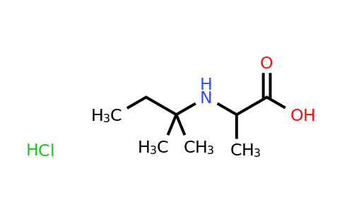 2-[(2-methylbutan-2-yl)amino]propanoic acid hydrochloride