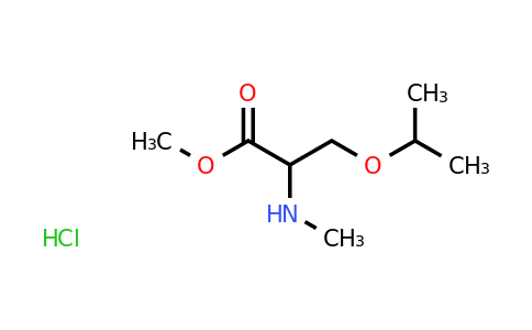 CAS 1485727-79-4 | methyl 2-(methylamino)-3-(propan-2-yloxy)propanoate hydrochloride