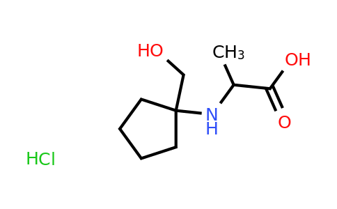 CAS 1485733-64-9 | 2-{[1-(hydroxymethyl)cyclopentyl]amino}propanoic acid hydrochloride
