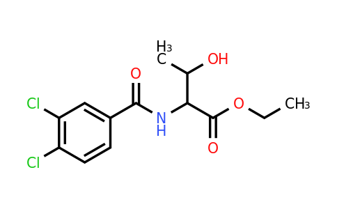 CAS 1485735-70-3 | ethyl 2-[(3,4-dichlorophenyl)formamido]-3-hydroxybutanoate