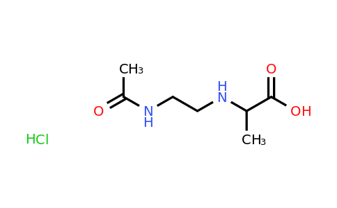 CAS 1485738-48-4 | 2-[(2-acetamidoethyl)amino]propanoic acid hydrochloride