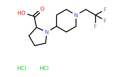 CAS 1485747-67-8 | 1-[1-(2,2,2-trifluoroethyl)piperidin-4-yl]pyrrolidine-2-carboxylic acid dihydrochloride