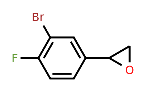 CAS 1486225-67-5 | 2-(3-bromo-4-fluorophenyl)oxirane