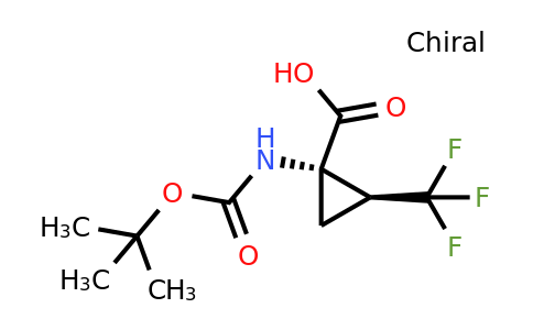 CAS 1486469-49-1 | (1S,2S)-1-{[(tert-butoxy)carbonyl]amino}-2-(trifluoromethyl)cyclopropane-1-carboxylic acid