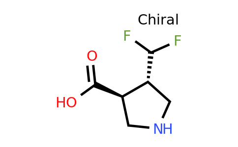 CAS 1486470-42-1 | (3S,4S)-4-(difluoromethyl)pyrrolidine-3-carboxylic acid