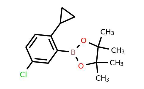 CAS 1486485-28-2 | 2-(5-chloro-2-cyclopropylphenyl)-4,4,5,5-tetramethyl-1,3,2-dioxaborolane