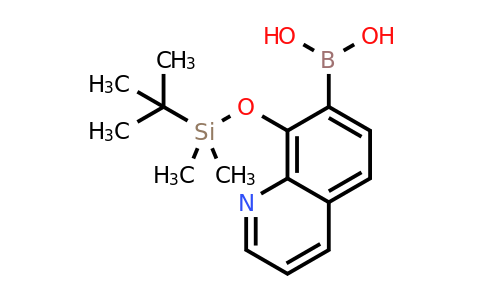 CAS 1486485-32-8 | {8-[(tert-butyldimethylsilyl)oxy]quinolin-7-yl}boronic acid