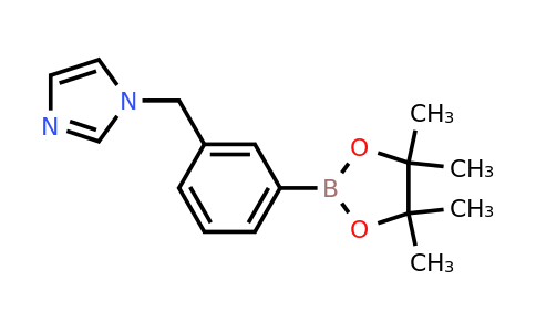 CAS 1486485-39-5 | 1-{[3-(tetramethyl-1,3,2-dioxaborolan-2-yl)phenyl]methyl}-1H-imidazole