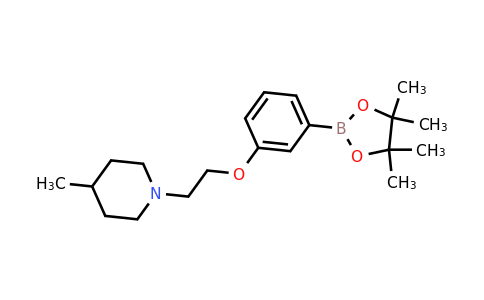 CAS 1486485-50-0 | 4-methyl-1-{2-[3-(tetramethyl-1,3,2-dioxaborolan-2-yl)phenoxy]ethyl}piperidine