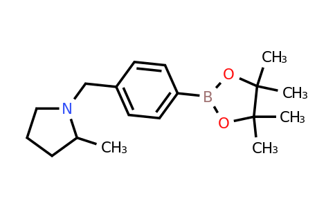 CAS 1486485-52-2 | 2-methyl-1-{[4-(tetramethyl-1,3,2-dioxaborolan-2-yl)phenyl]methyl}pyrrolidine