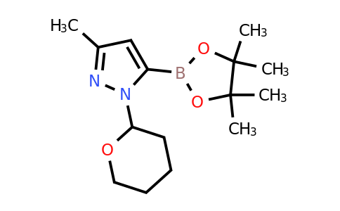CAS 1486485-62-4 | 3-methyl-1-(oxan-2-yl)-5-(4,4,5,5-tetramethyl-1,3,2-dioxaborolan-2-yl)pyrazole