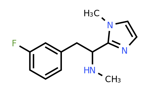 CAS 1487781-63-4 | 2-(3-Fluorophenyl)-N-methyl-1-(1-methyl-1H-imidazol-2-yl)ethanamine