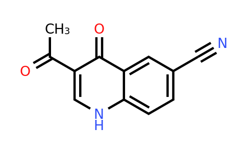 CAS 1488325-19-4 | 3-Acetyl-4-oxo-1,4-dihydroquinoline-6-carbonitrile