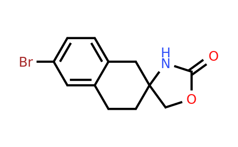 CAS 1489572-93-1 | 6-Bromo-3,4-dihydro-1H-spiro[naphthalene-2,3'-[1,4]oxazolidine]-5'-one