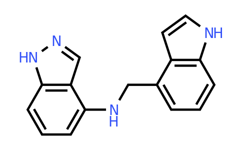 CAS 1489734-06-6 | N-[(1H-Indol-4-yl)methyl]-1H-indazol-4-amine