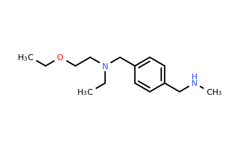 CAS 1489870-26-9 | [(4-{[(2-ethoxyethyl)(ethyl)amino]methyl}phenyl)methyl](methyl)amine