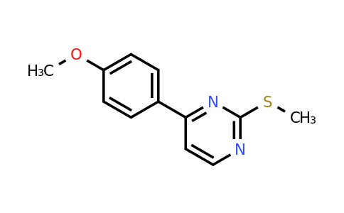 CAS 148990-17-4 | 4-(4-Methoxyphenyl)-2-(methylthio)pyrimidine