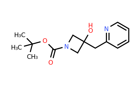 CAS 1490206-48-8 | tert-butyl 3-hydroxy-3-[(pyridin-2-yl)methyl]azetidine-1-carboxylate