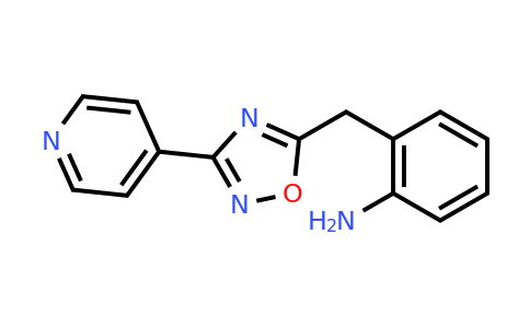 CAS 1490865-26-3 | 2-((3-(pyridin-4-yl)-1,2,4-oxadiazol-5-yl)methyl)aniline