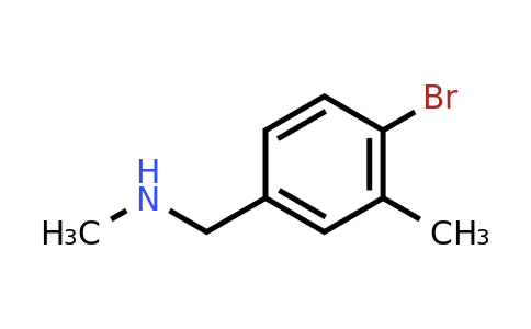 CAS 149104-95-0 | (4-Bromo-3-methyl-benzyl)-methyl-amine