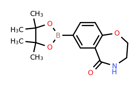 CAS 1491157-36-8 | 7-(Tetramethyl-1,3,2-dioxaborolan-2-yl)-2,3,4,5-tetrahydro-1,4-benzoxazepin-5-one