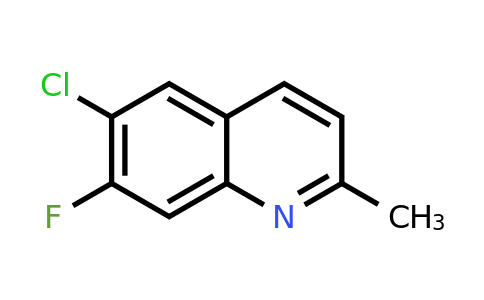 CAS 1491163-25-7 | 6-chloro-7-fluoro-2-methyl-quinoline