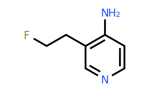 CAS 1491229-66-3 | 3-(2-Fluoroethyl)pyridin-4-amine