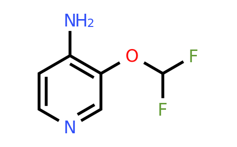 CAS 1491229-71-0 | 3-(Difluoromethoxy)pyridin-4-amine