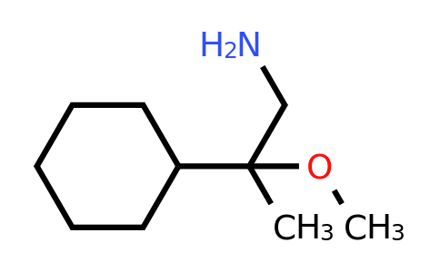 CAS 1491355-97-5 | 2-cyclohexyl-2-methoxypropan-1-amine
