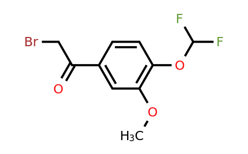 CAS 149169-71-1 | 2-bromo-1-[4-(difluoromethoxy)-3-methoxyphenyl]ethan-1-one