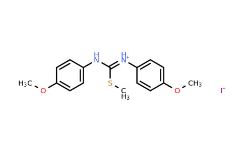 CAS 1491833-99-8 | 4-Methoxy-N-{[(4-methoxyphenyl)amino](methylsulfanyl)methylidene}anilinium iodide