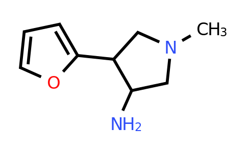 CAS 1493466-31-1 | 4-(Furan-2-yl)-1-methylpyrrolidin-3-amine