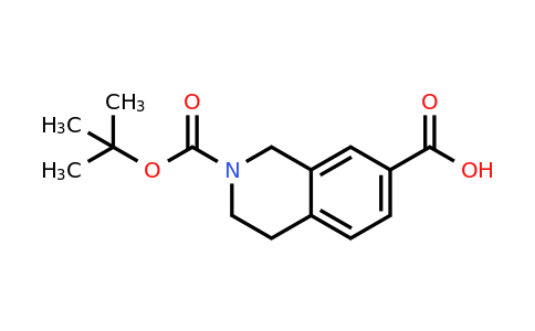 CAS 149353-95-7 | 2-(Tert-butoxycarbonyl)-1,2,3,4-tetrahydroisoquinoline-7-carboxylic acid
