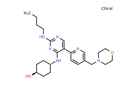 CAS 1493694-70-4 | trans-4-((2-(Butylamino)-5-(5-(morpholinomethyl)pyridin-2-yl)pyrimidin-4-yl)amino)cyclohexanol