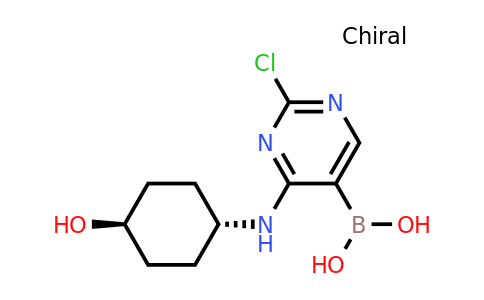 CAS 1493697-50-9 | (2-chloro-4-((trans-4-hydroxycyclohexyl)amino)pyrimidin-5-yl)boronic acid