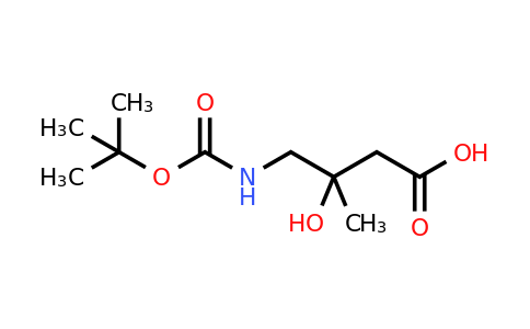 CAS 1494153-88-6 | 4-{[(tert-butoxy)carbonyl]amino}-3-hydroxy-3-methylbutanoic acid