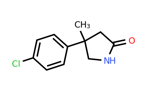 CAS 1494289-57-4 | 4-(4-chlorophenyl)-4-methylpyrrolidin-2-one