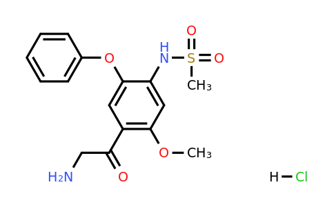 CAS 149436-41-9 | N-(4-(2-Aminoacetyl)-5-methoxy-2-phenoxyphenyl)methanesulfonamide hydrochloride