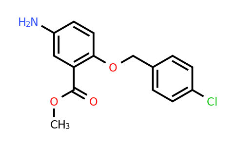 Methyl 5-amino-2-((4-chlorobenzyl)oxy)benzoate
