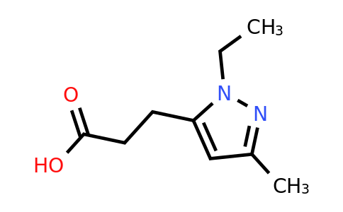 CAS 1494600-97-3 | 3-(1-ethyl-3-methyl-1H-pyrazol-5-yl)propanoic acid