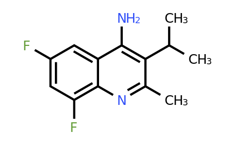 CAS 1495099-34-7 | 6,8-Difluoro-3-isopropyl-2-methylquinolin-4-amine