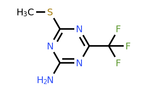 CAS 149525-97-3 | 4-(methylsulfanyl)-6-(trifluoromethyl)-1,3,5-triazin-2-amine