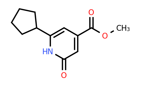 CAS 1495273-79-4 | methyl 6-cyclopentyl-2-oxo-1,2-dihydropyridine-4-carboxylate