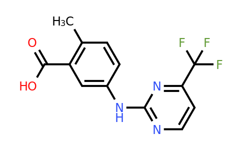 CAS 1495407-96-9 | 2-Methyl-5-((4-(trifluoromethyl)pyrimidin-2-yl)amino)benzoic acid