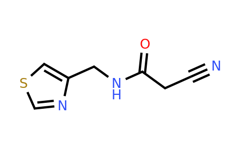 CAS 1495694-03-5 | 2-Cyano-N-[(1,3-thiazol-4-yl)methyl]acetamide